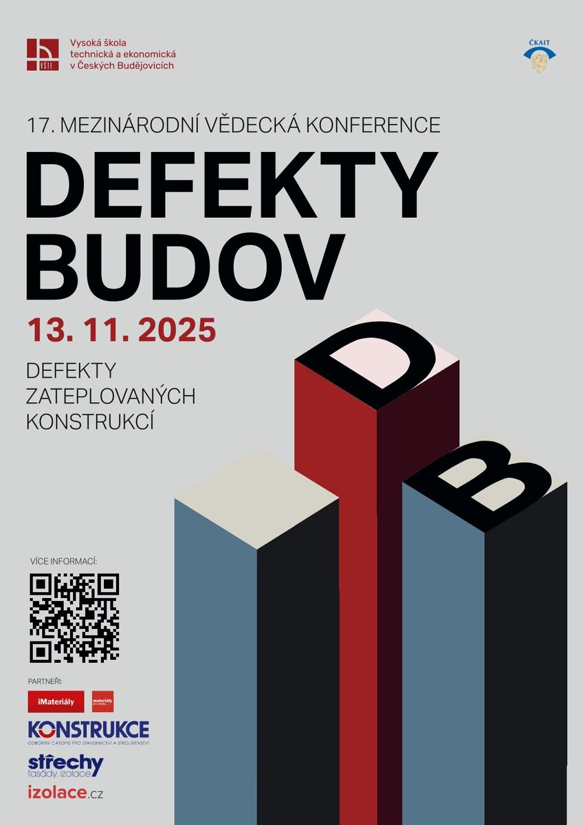 pozvánka na konferenci Defekty budov